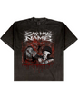 Say My Name "Vocal Execution" Oversized Drop-Shoulder Band Tee