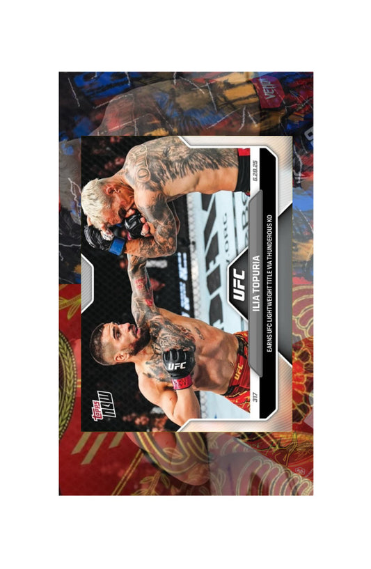 Ilia Topuria Topps Now Extended Art Case
